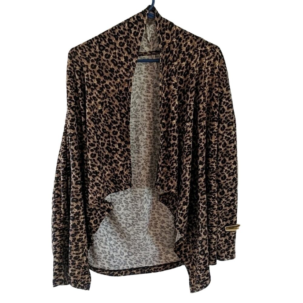 EUC Tresics Animal Print Cardigan